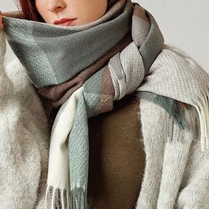 Brand New fringed scarf still in original wrapper